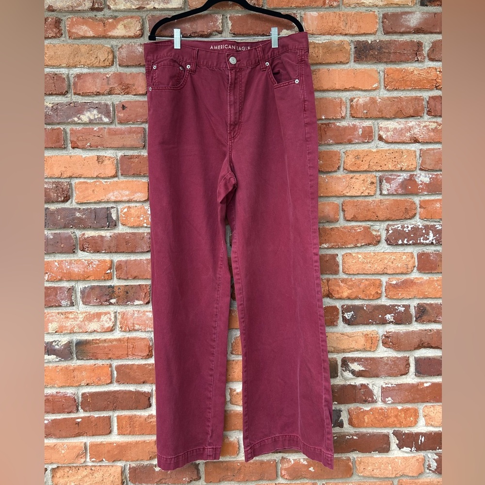 American Eagle Wide Leg Denim Jeans Size 18